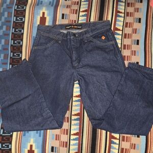 Wrangler Men's Dark Blue Straight Jeans